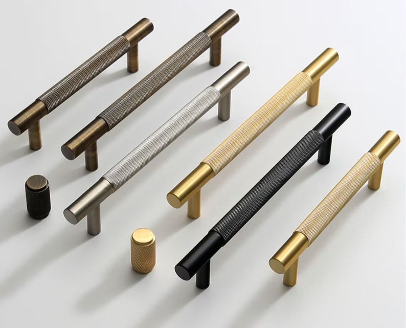 Knurled Cabinet Handles