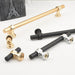 brushed brass kitchen hardware