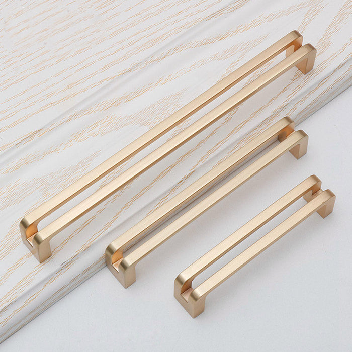 Black Kitchen Handles Zinc Alloy Cabinet Handles