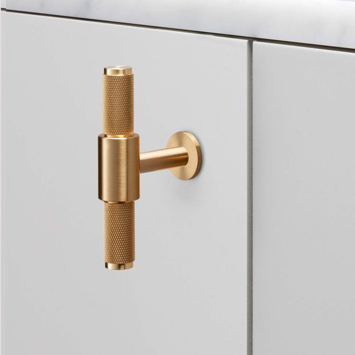 Modern Gold Solid Brass Wardrobe Cabinet Handles