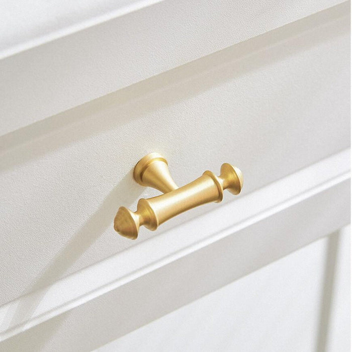 gold pull handles