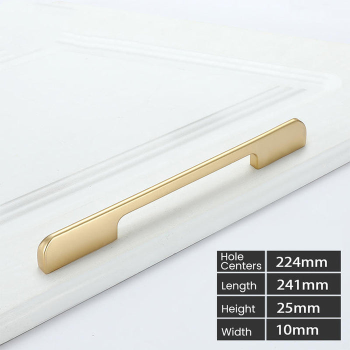 Modern  Aluminum Alloy Long Cabinet Drawer Handles