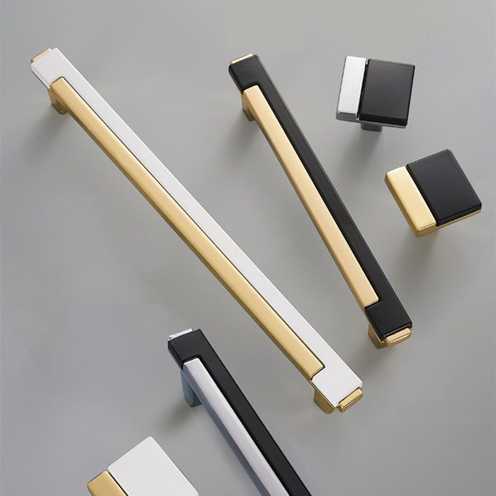 Gold Black White Chrome Drawer Wardrobe Pulls