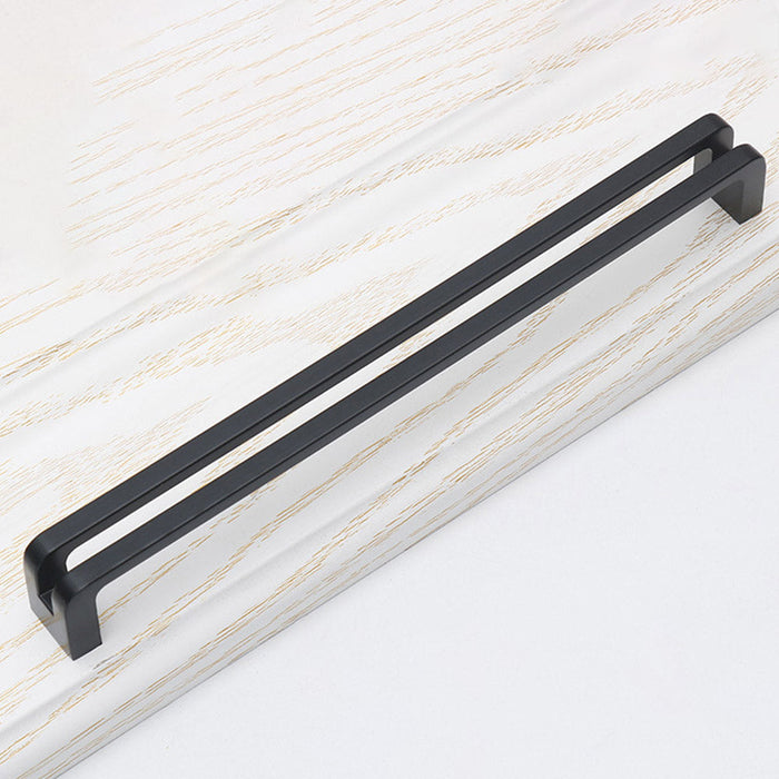 Black Kitchen Handles Zinc Alloy Cabinet Handles