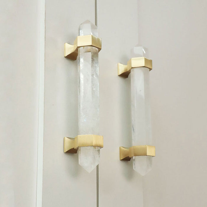 crystal door pulls
