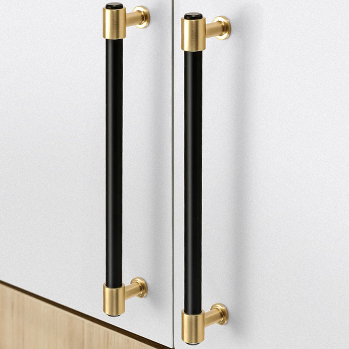 polished gold cabinet pulls