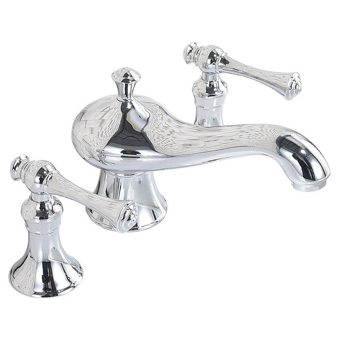 Antique Three Hole Widespread Bathroom Faucet