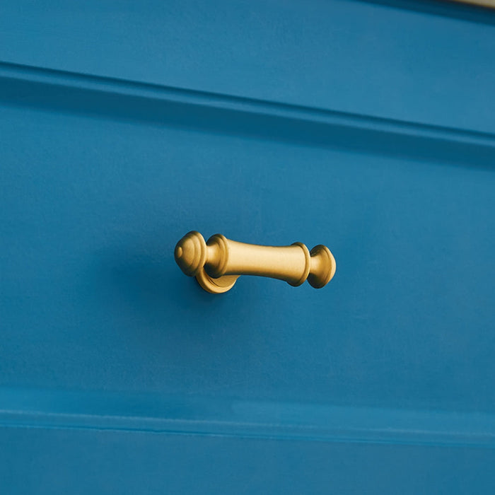 brushed brass pulls