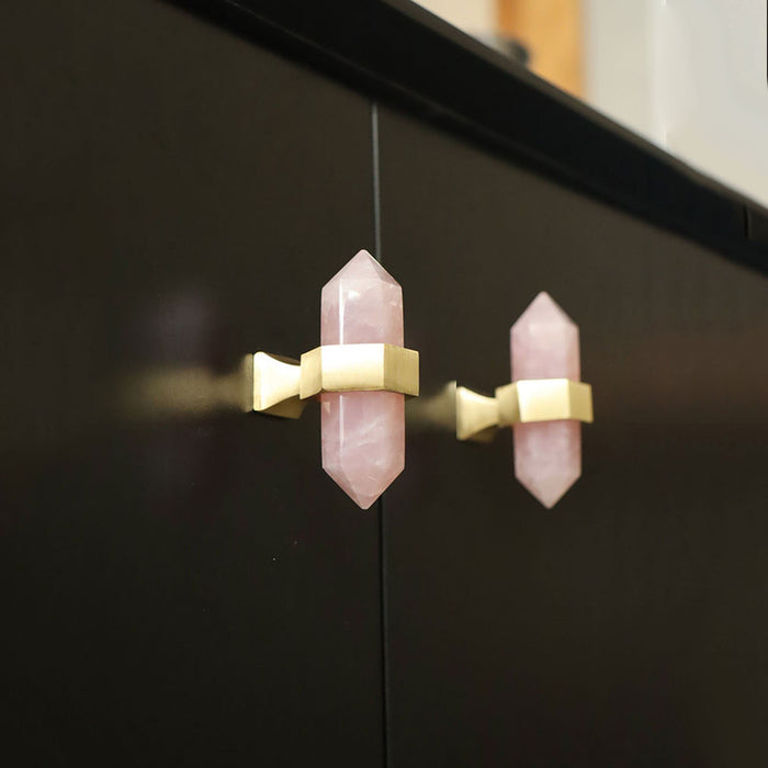 Luxury Natural Crystal Cabinet Handles and Dresser Knobs