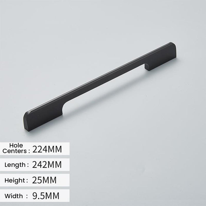 Modern  Aluminum Alloy Long Cabinet Drawer Handles