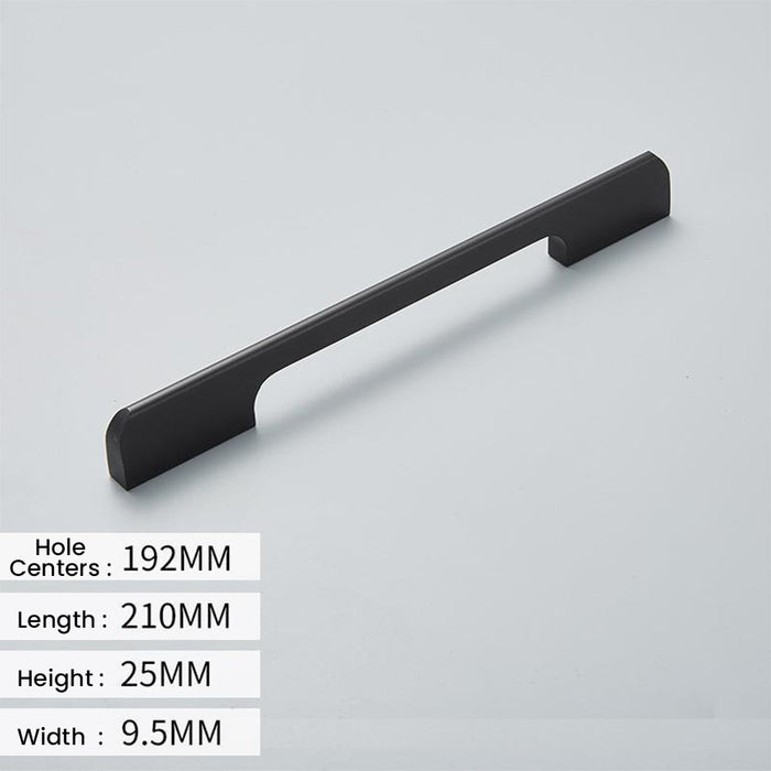 Modern  Aluminum Alloy Long Cabinet Drawer Handles