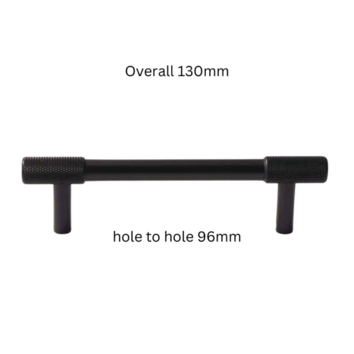 Black Threaded Cabinet Handles