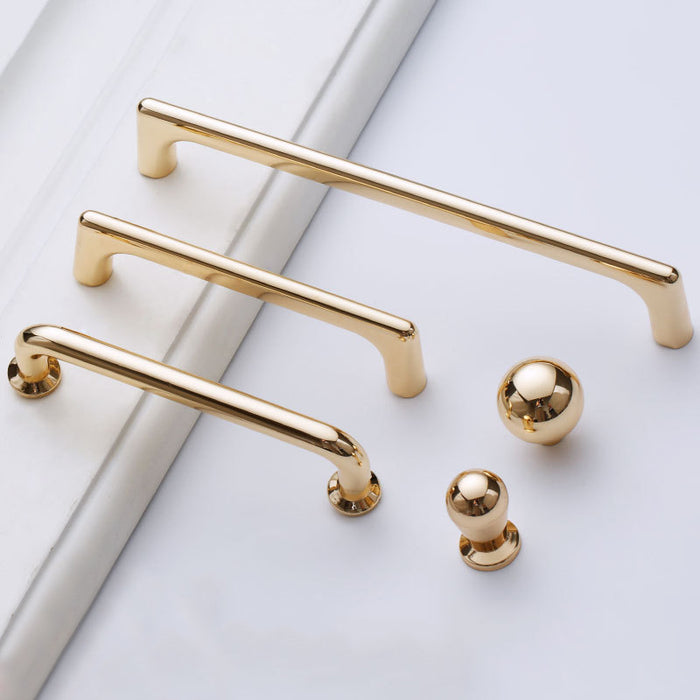 Polished Brass Drawer Pulls Knobs