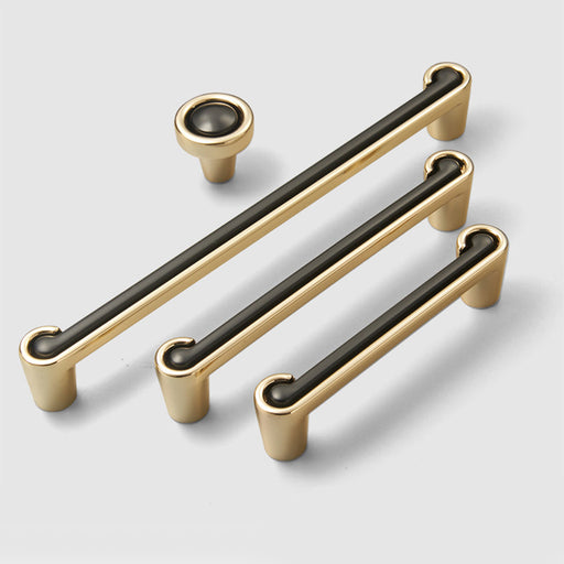 brushed brass cabinet pulls