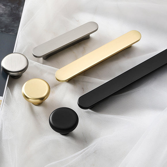 Zinc Alloy Modern Minimalist Cabinet Crawer Pulls