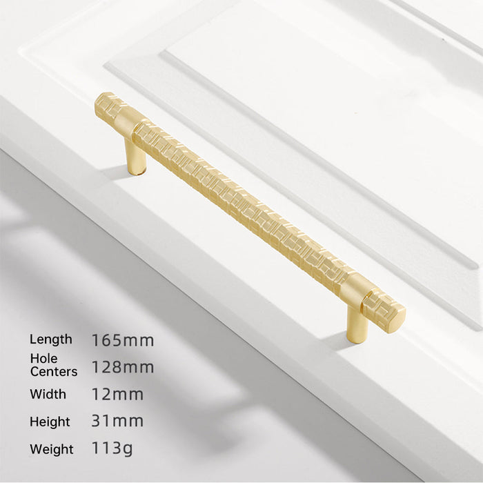 Creative T Bar Solid Zinc Alloy Cabinet Drawer Handles