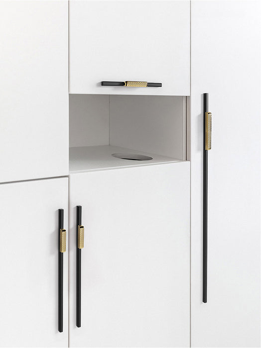 Strip Cabinet Handles Gold Black Cabinet Pulls