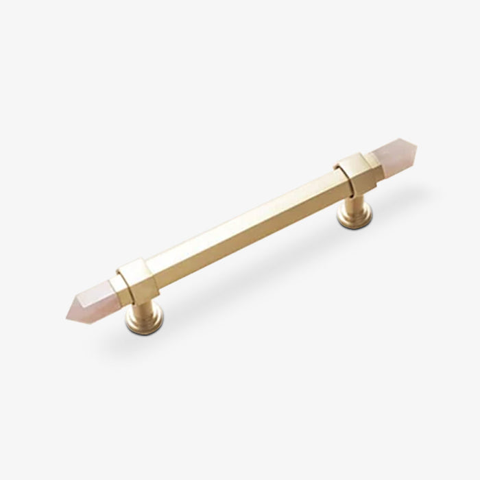 Crystal Handle Brass Cabinet Pulls for Kitchen Cupboard