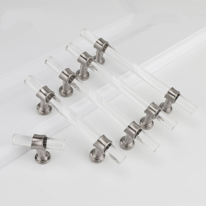 Clear Acrylic Cabinet Bar Handles