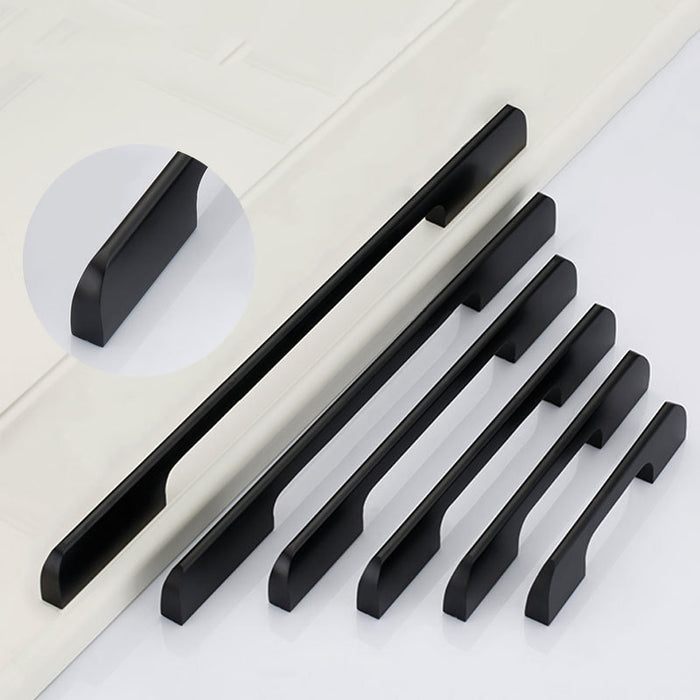 Modern Kitchen Cabinet Pulls Black Drawer Handles