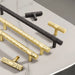 brushed gold cabinet hardware