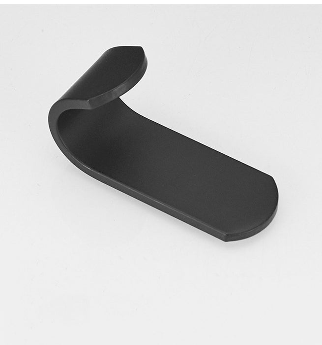 Minimalist Matte Black Wall Hook, Metal Coat Hooks- Install with Glue