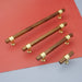 polished brass cabinet pulls