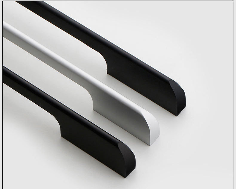 Modern Kitchen Cabinet Pulls Black Drawer Handles