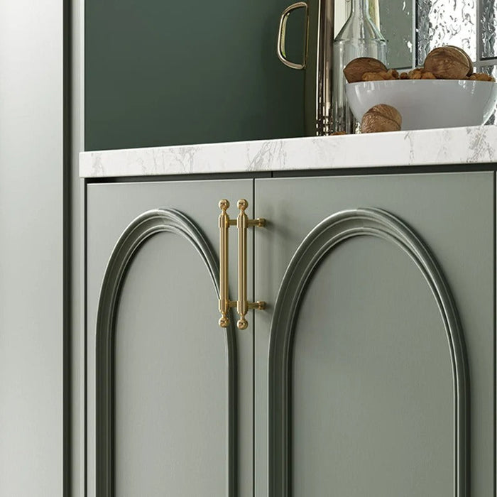 brushed gold cabinet hardware