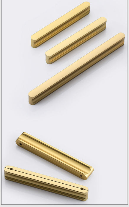 Simple T Round Handles Modern Gold Drawer Pulls Knobs