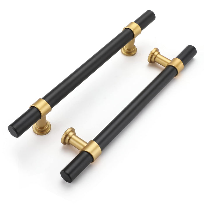 Black&Gold Modern Cabinet Knobs Kitchen Cabinet Hardware