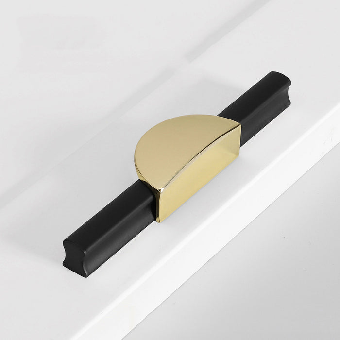 Modern Strip Cabinet Handles Gold Black Wardrobe Pulls