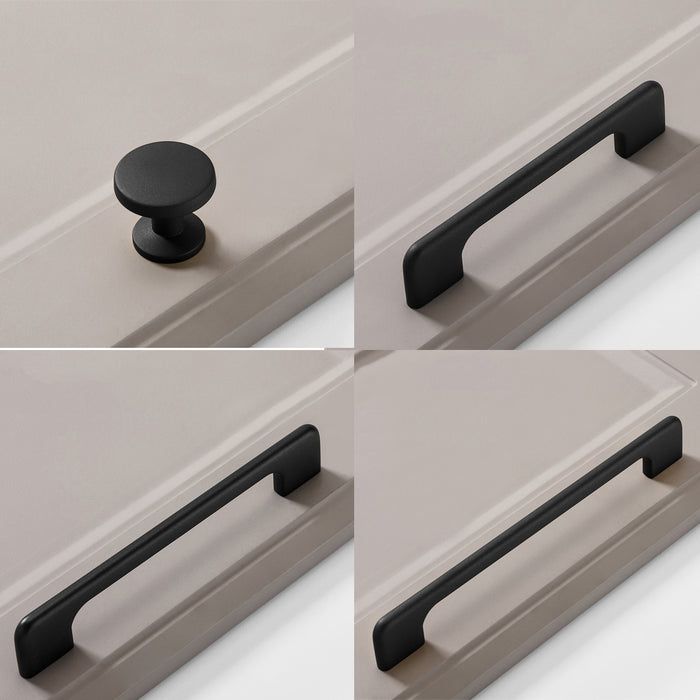 Modern Style Design Gold Drawer Wardrobe Pulls Black Dresser Knobs Chrome Brushed Nickel Slim Kitchen Cabinet Pull Gray Knob 3.75" 5'' 6.3''