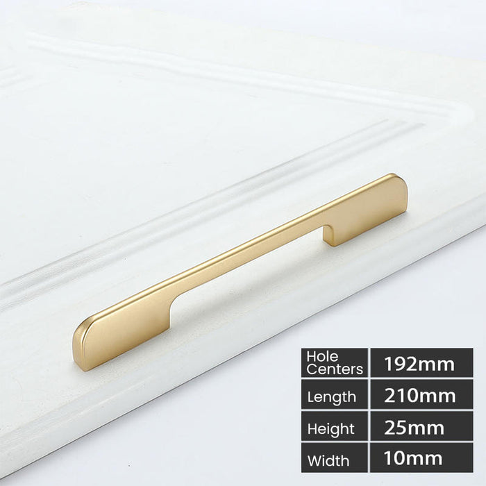 Modern  Aluminum Alloy Long Cabinet Drawer Handles