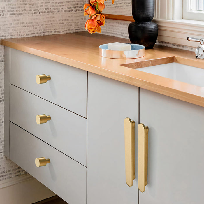 Zinc Alloy Modern Minimalist Cabinet Crawer Pulls