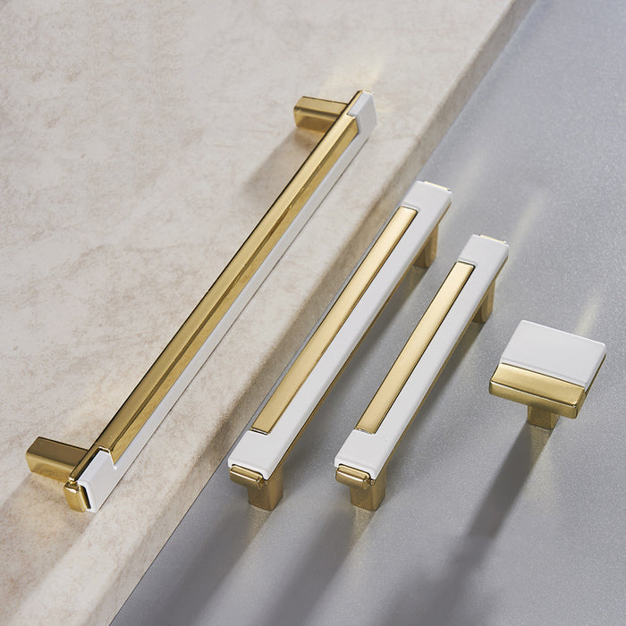 Gold Black White Chrome Drawer Wardrobe Pulls