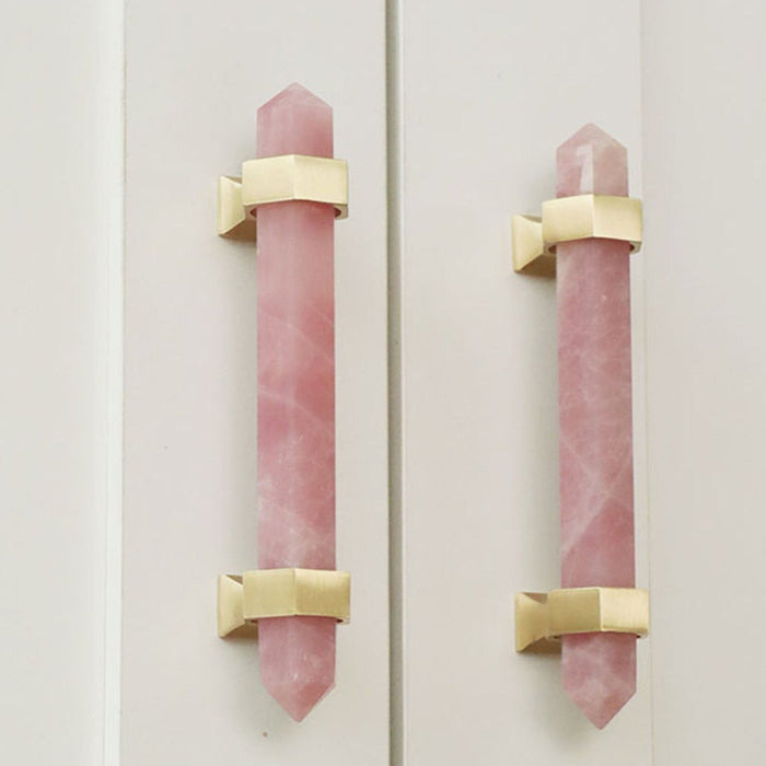 Luxury Natural Crystal Cabinet Handles and Dresser Knobs