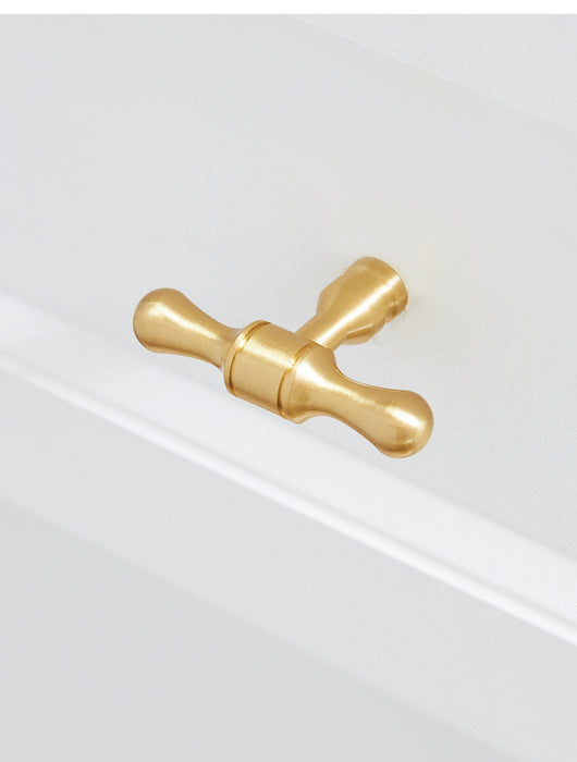 Modern Solid Brass Drawer Pulls Gold Brass Cabinet Handles