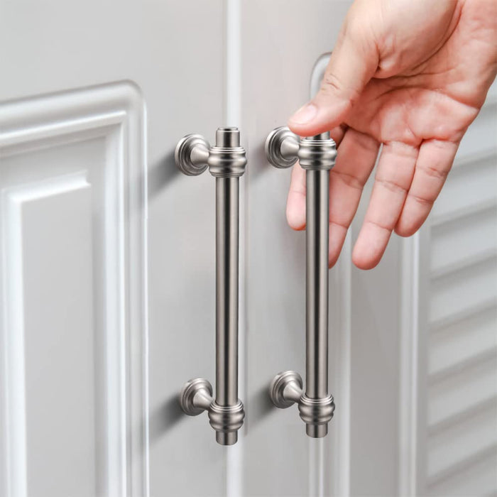 Solid Zinc Round Drawer Cabinet Pulls