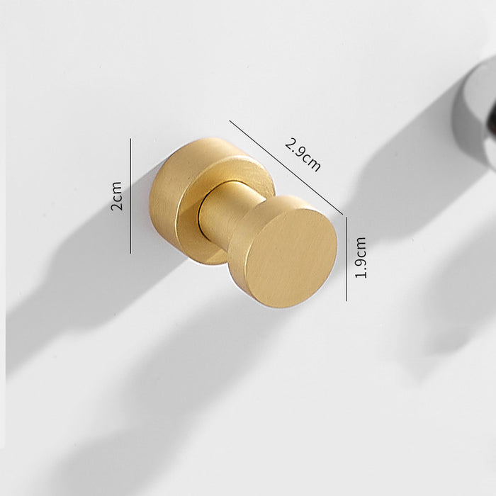 Modern Minimalist Wall Hook, Brass Circular Hook Coat Hook