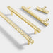 gold cabinet pulls