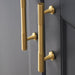 brushed gold cabinet hardware