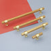 brushed brass cabinet handles