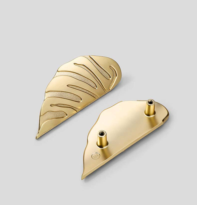 Creative Leaf Handle, Solid Brass Drawer Pull, Luxurious Dresser Pull