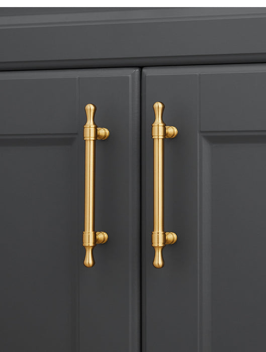 Modern Solid Brass Drawer Pulls Gold Brass Cabinet Handles