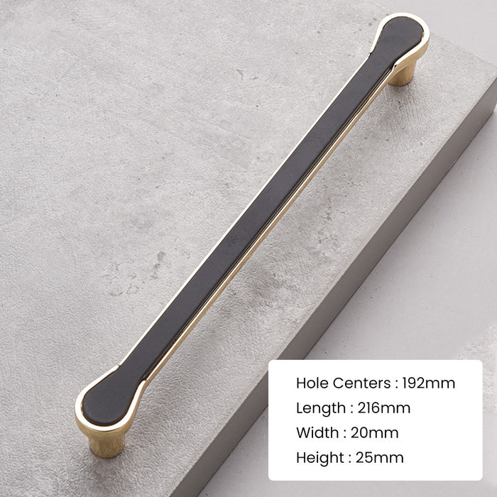 Modern Simple Gold Drawer Wardrobe Pulls for Kitchen