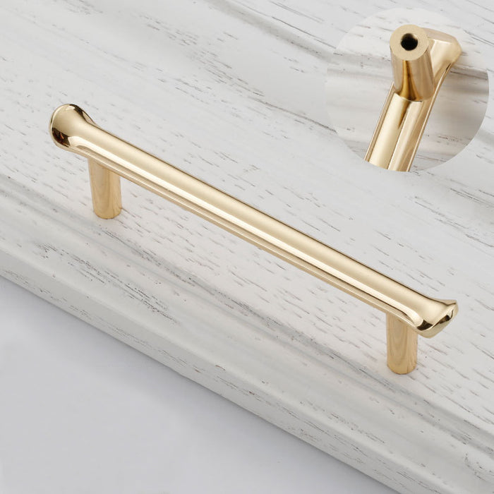 Modern Gold Black T Bar Pulls Kitchen Cabinet Handles