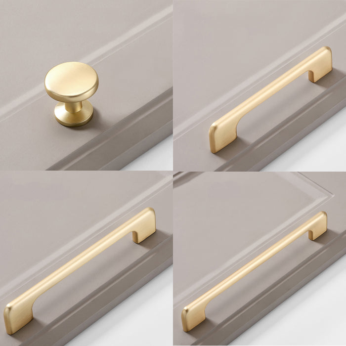 Modern Style Design Gold Drawer Wardrobe Pulls Black Dresser Knobs Chrome Brushed Nickel Slim Kitchen Cabinet Pull Gray Knob 3.75" 5'' 6.3''