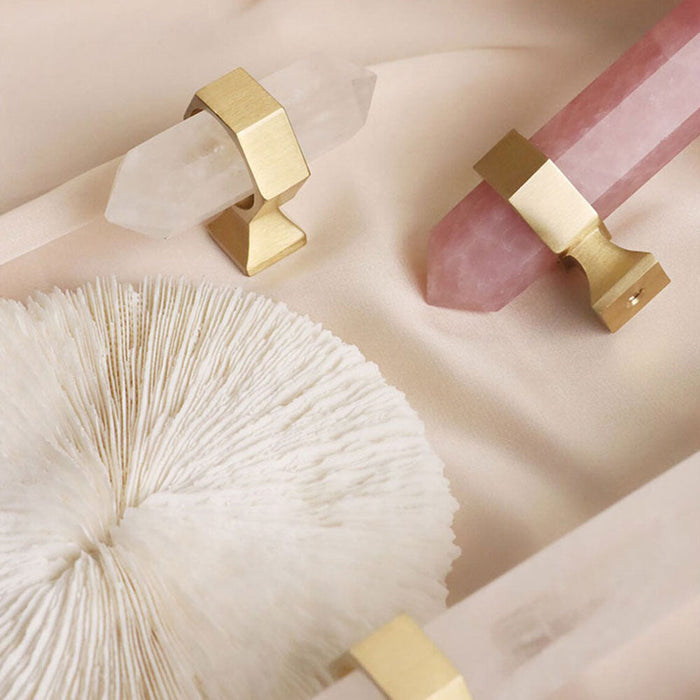 Luxury Natural Crystal Cabinet Handles and Dresser Knobs