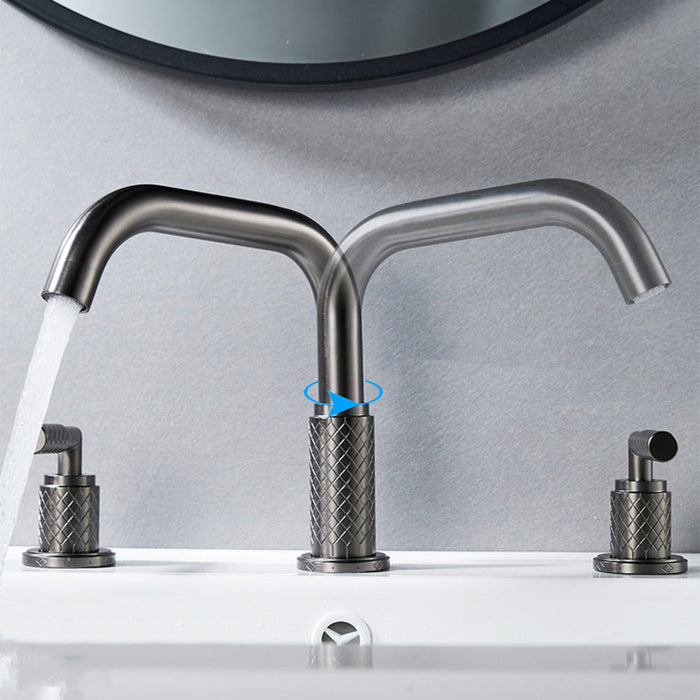 Widespread 2-Handle Bathroom Faucets for Sink 3 Hole